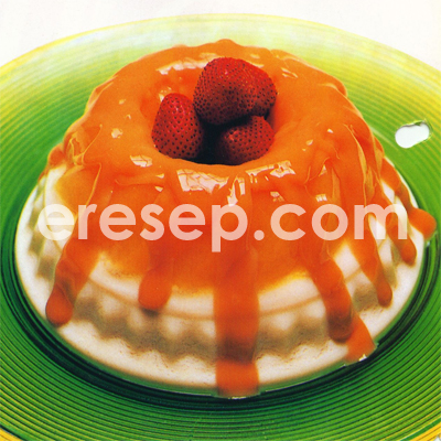 Puding Tahu Saus Nanas Puding Tahu Saus Nanas