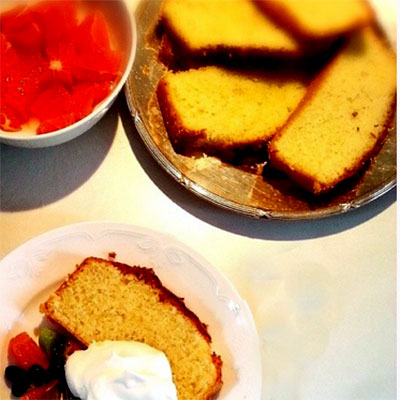 Cake Almond Buah Kering Cake Almond Buah Kering