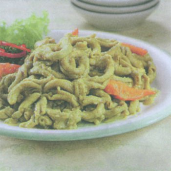 Tumis Usus Ayam Kari