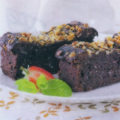 Brownis Kacang Havermut