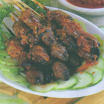 Sate Jantung Bumbu Gulai Sate Jantung Bumbu Gulai