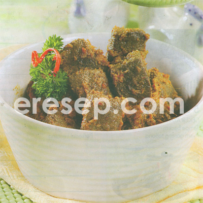 Rendang Hati Sapi Bumbu Lengkuas Rendang Hati Sapi Bumbu Lengkuas