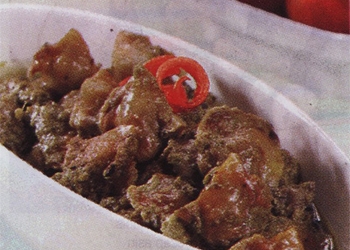 Rendang Kerang Cabal Hijau