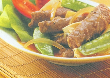 Tumis Daging Gulung Kembang Tahu