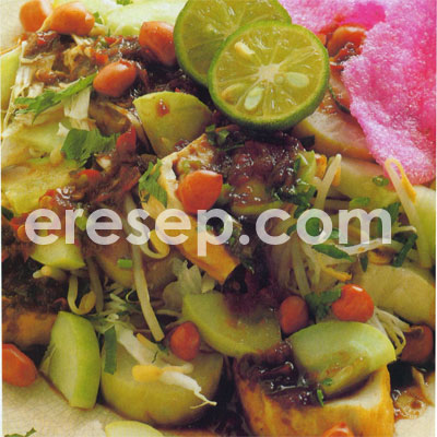 Rujak Tahu Petis Rujak Tahu Petis