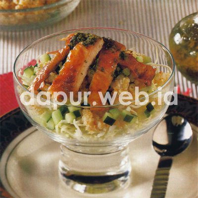 Salad Ayam Saus Tabbouleh