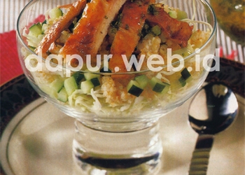 Salad Ayam Saus Tabbouleh