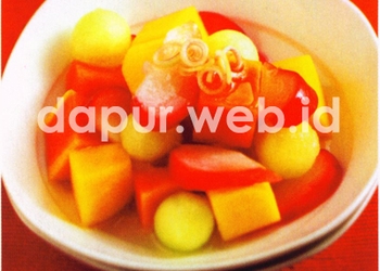 Salad Buah Saus Gula Serai