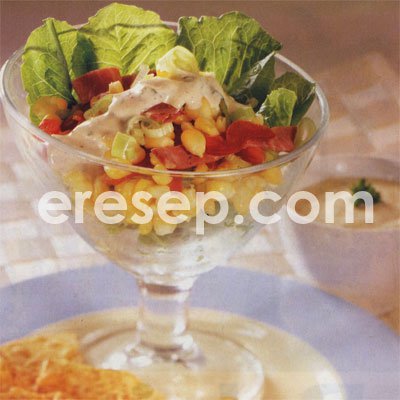 Salad Campur Saus Mayones Bawang