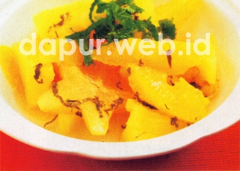 Salad Kuning Saus Mint