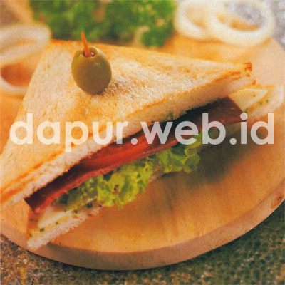 Sandwich Daging Asap Sandwich Daging Asap