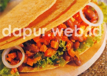 Sandwich Taco Kacang Merah