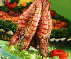 Sate Udang Goreng