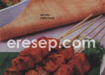 Sate Tahu Ungkep Tomat