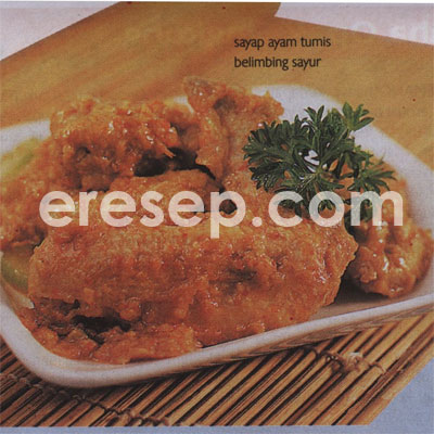 Sayap Ayam Tumis Belimbing Sayur Sayap Ayam Tumis Belimbing Sayur