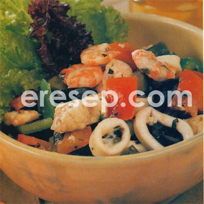 Salpicon De Marisco (Seafood Salad Minyak Zaitun)