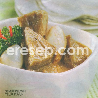 Semur Kluwih Telur Puyuh