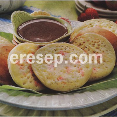 Serabi Mini Saus Cokelat