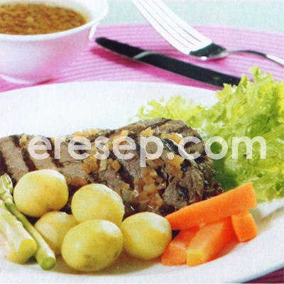 Steak Daging Saus Bawang Steak Daging Saus Bawang