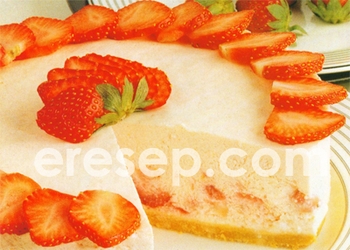 Strawberry Cheesecake (Cake Keju Stroberi)