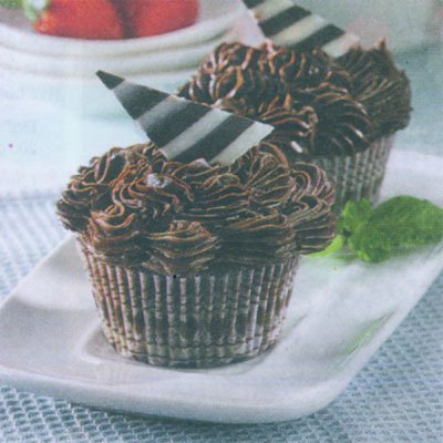 Cup Cake Pisang Cokelat