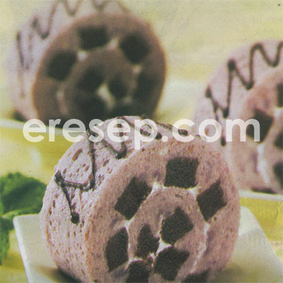 Talas Cokelat Gulung Talas Cokelat Gulung