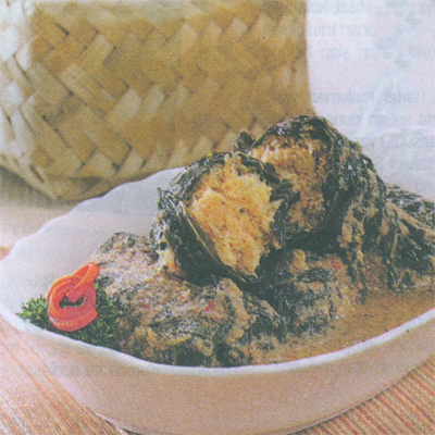 Buntil Daun Singkong Buntil Daun Singkong