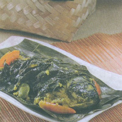 Pepes Ikan Daun Singkong