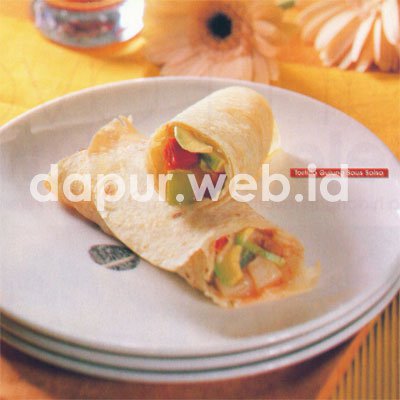 Tortilla Gulung Saus Salsa