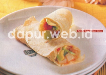 Tortilla Gulung Saus Salsa