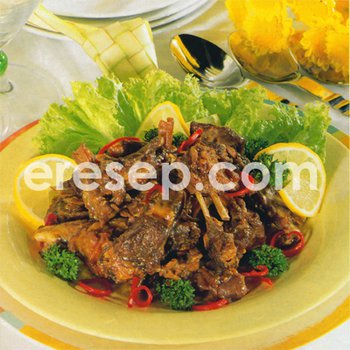 Tumis Iga Kambing