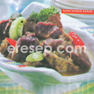 Tumis Lombok Kethok Tumis Lombok Kethok