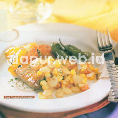 Tuna Panggang Succotash Tuna Panggang Succotash