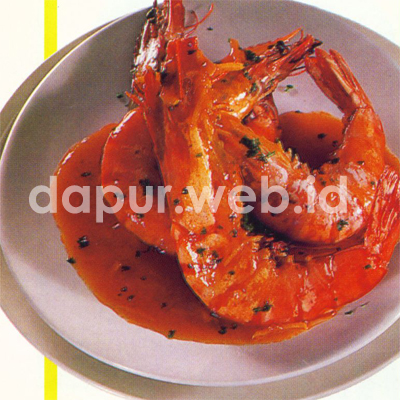 Udang Jahe Saus Cabai Udang Jahe Saus Cabai