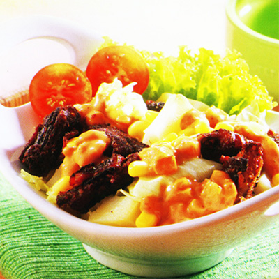 Salad Belum Saus Rendang Salad Belum Saus Rendang
