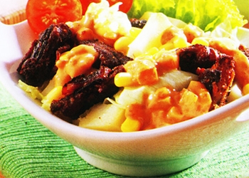 Salad Belum Saus Rendang