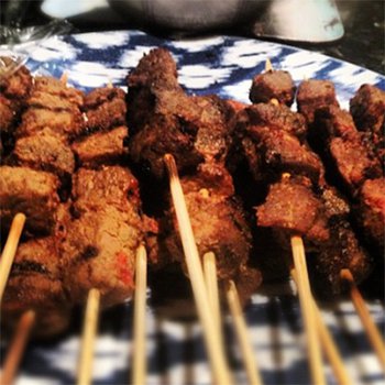 Sate Goreng Bumbu Padang