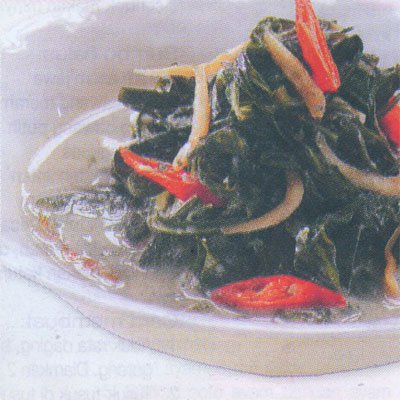 Sayur Daun Singkong Teri Medan