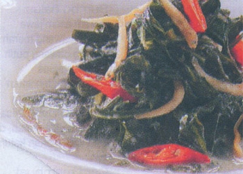 Sayur Daun Singkong Teri Medan