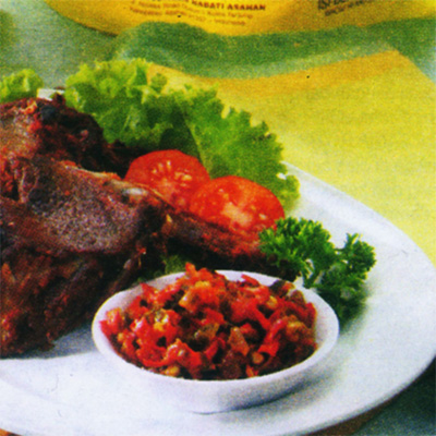 Bebek Goreng Sambal Cabai Campur Bebek Goreng Sambal Cabai Campur