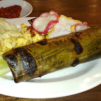 Nasi Bakar Teri Nasi