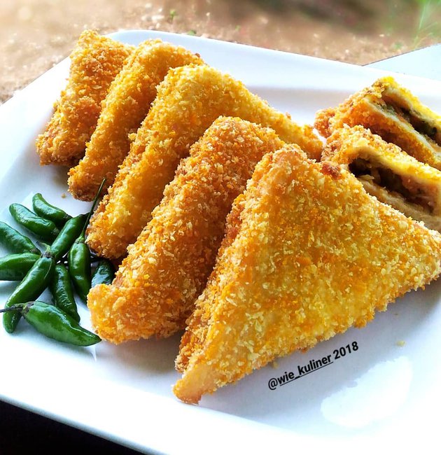 Roti Goreng Kornet Keju