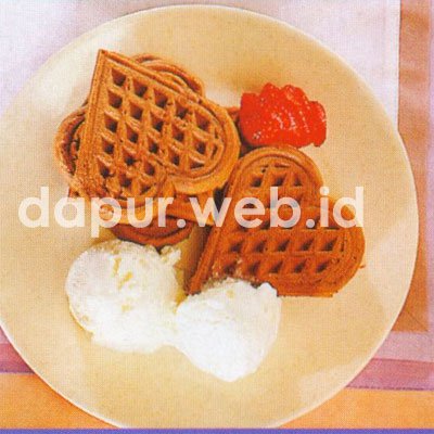 Wafel Kering Cokelat