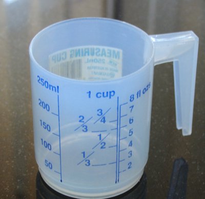 Konversi Cups ke Gram