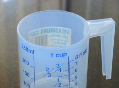 Konversi Cups ke Gram