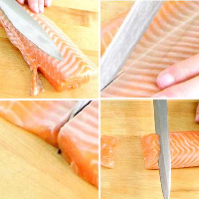 Cara memotong ikan untuk sashimi dan sushi